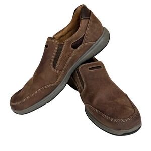 Florsheim Boys Brown Leather Slip On Loafer Shoes Youth Size 7 M Comfort